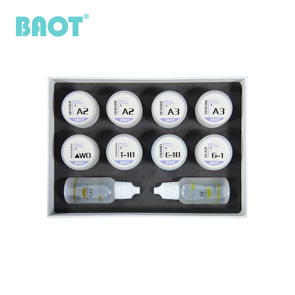 Dental Lab Material Metal Ceramic Powder Basic Kit