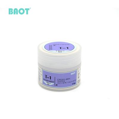 dental metal ceramic powder PFM effect T Blue 1